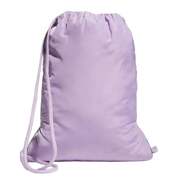 Adidas 3 Stripe Drawstring Backpack Sackpack - Picture 5 of 5